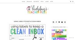 Desktop Screenshot of ladybugsteacherfiles.com